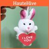 Easter Cartoon Panda Animal Plush Toys Heart Style Pendant Gift Decorations