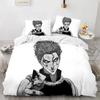 HUNTER×HUNTER Bedding Set Single Twin Full Queen King Size Bed Set Aldult Kid Bedroom Duvetcover Sets Bed Furniture Set Bedroom