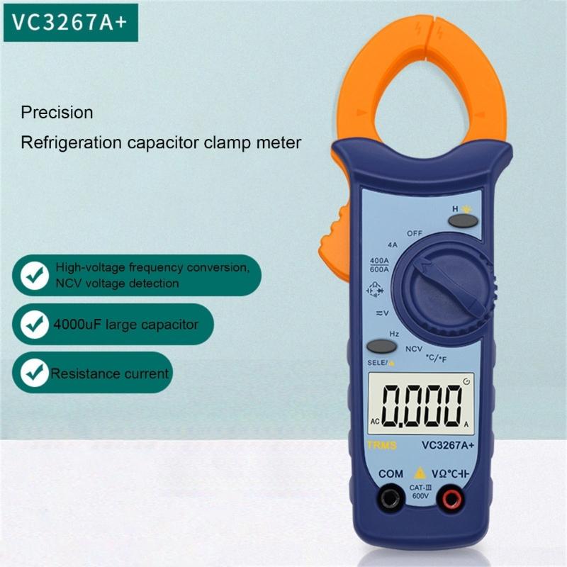 Professional Digital Clamp Multimeter Featuring Voltages Current Resistance Testing And Auto Ranges Function