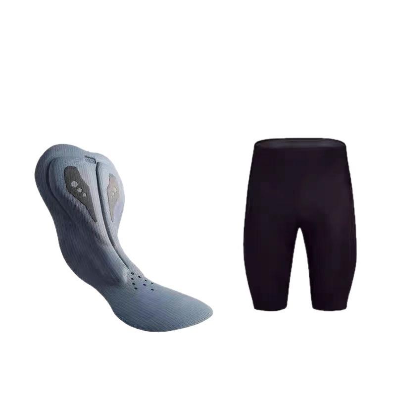 Mens Cycling Bib Shorts Pants Set Breathable Riding Gear Road Bike Outdoor Sports