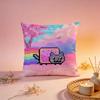 Hot Nnyan Catful Cushion Cover Comfortable Durable Pillow Cover MultiScene for Home Office Car Sofa