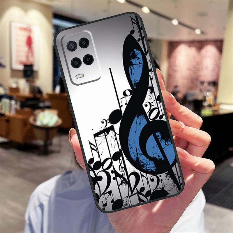 Musiktastaturhülle für Oppo A17 A77 A80 A40 A60 A98 A78 A18 A38 A58 A16 A76 A96 A74 A94 A54 A57S A15 Hülle