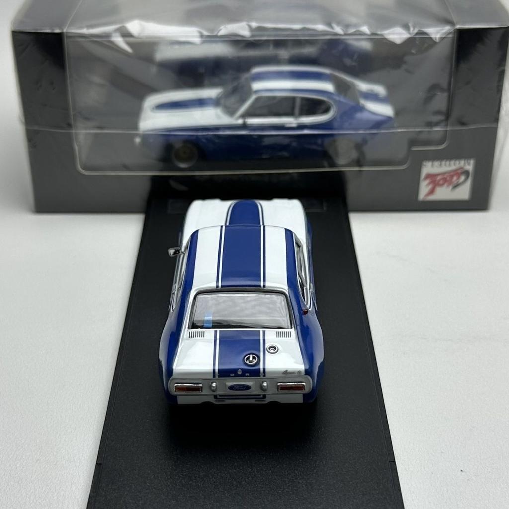 SHNU9 1:43 Alloy Car Cool Ford Capri 2600 Rs Ford Sports Car Model Classic Retro Collection