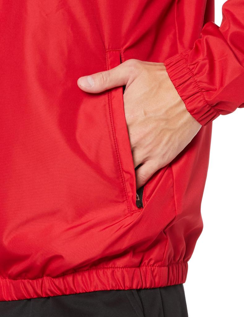 Training Wear Breath Thermo Warmer and Chinese Size M Jacket, Moisture-Absorbing Heat-Generating, 32MEA655, Red/Black,