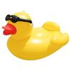 Giant Yellow Duck Inflatable Pool Float with Sunglasses