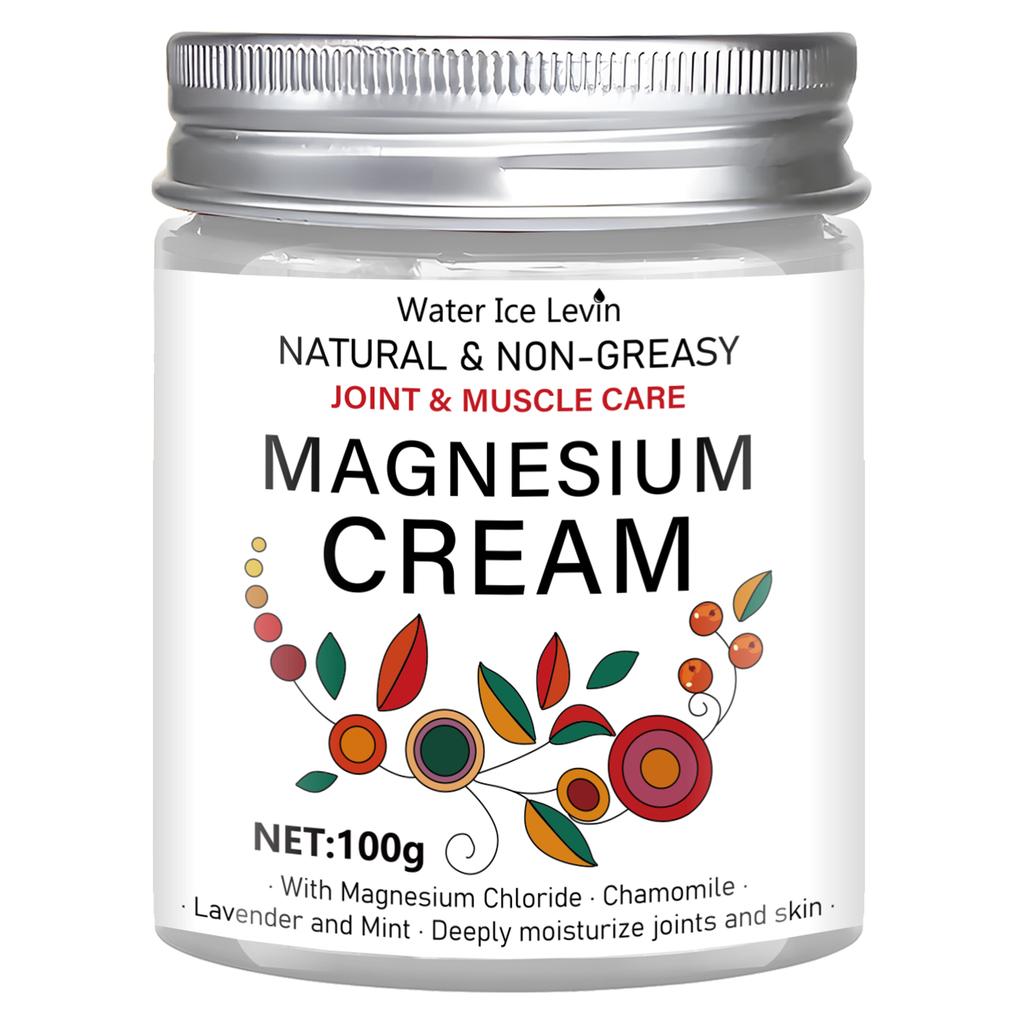 Magnesium Joint & Muscle Care Cream with Chamomile & Lavender, Natural Relief, Deep Moisturizing, Non-Greasy