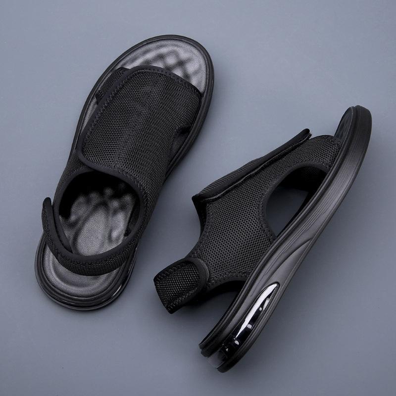 Sandale bărbați de vară cu toc înalt, confortabile, cu vârf deschis, sandale, pantofi de plajă, pantofi de sex masculin, pantofi de plajă, pantofi de sex masculin, culoare solidă, pantofi de culoare solidă