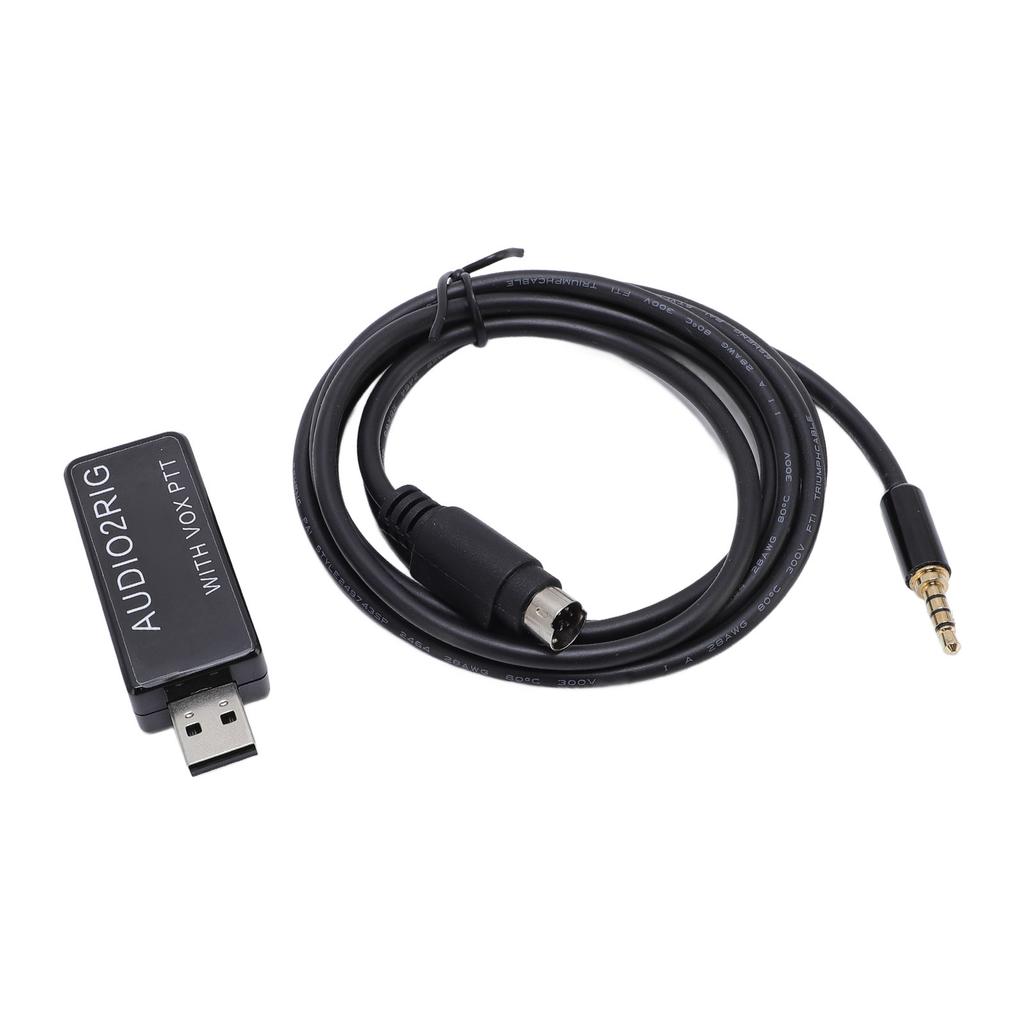 Amateur Radio Digital Modes Interface Connector with FT818 Cable Built In Sound Codec for Vox HF