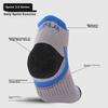 ALPINT MOUNTAIN Ermont CoolMax Professional Running Socks for Men, Hiking Socks, Short Sports Socks