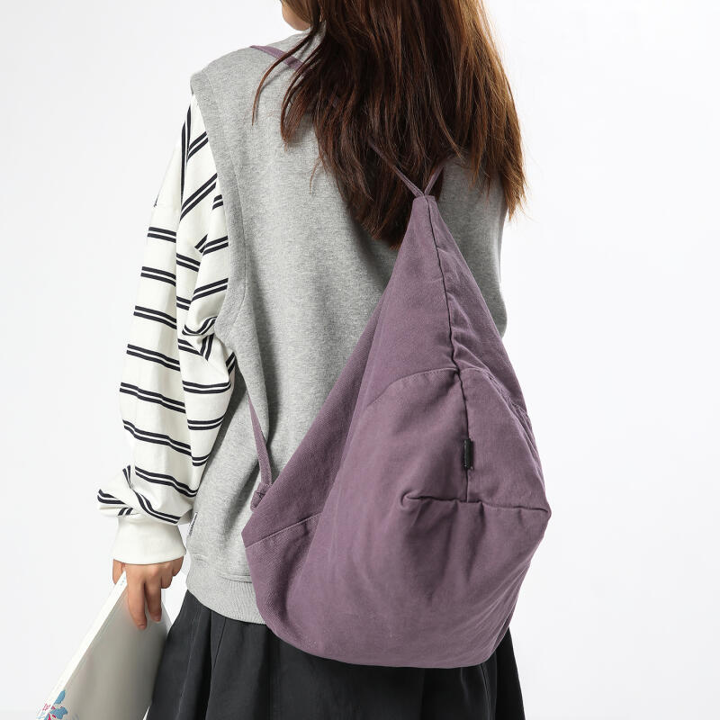 Vintage Canvas Large Capacity Crossbody Bag Men's Lightweight Shoulder Bag Women's Sports Bag