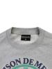 LA MAISON STUDIO Women'S Crop Maison Leris Hidden Logo Sweatshirt Melange Grey (Fcd1Ts201W)