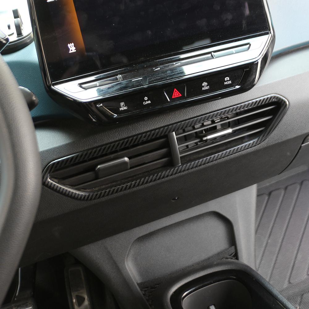 For Volkswagen VW ID3 ID.3 2020 - 2025 LHD Center Console Air Condition AC Vent Frame Trim Decoration Cover Sticker Accessories