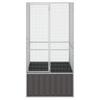 Vidaxl Aviary, Anthracite, 111X107X211.5 Cm, Galvanized Steel