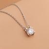 Best Selling Classic Design Geometric Fashion Jewelry Stainless Steel Gold Plated Zircon Pendant Woman Luxury Necklace