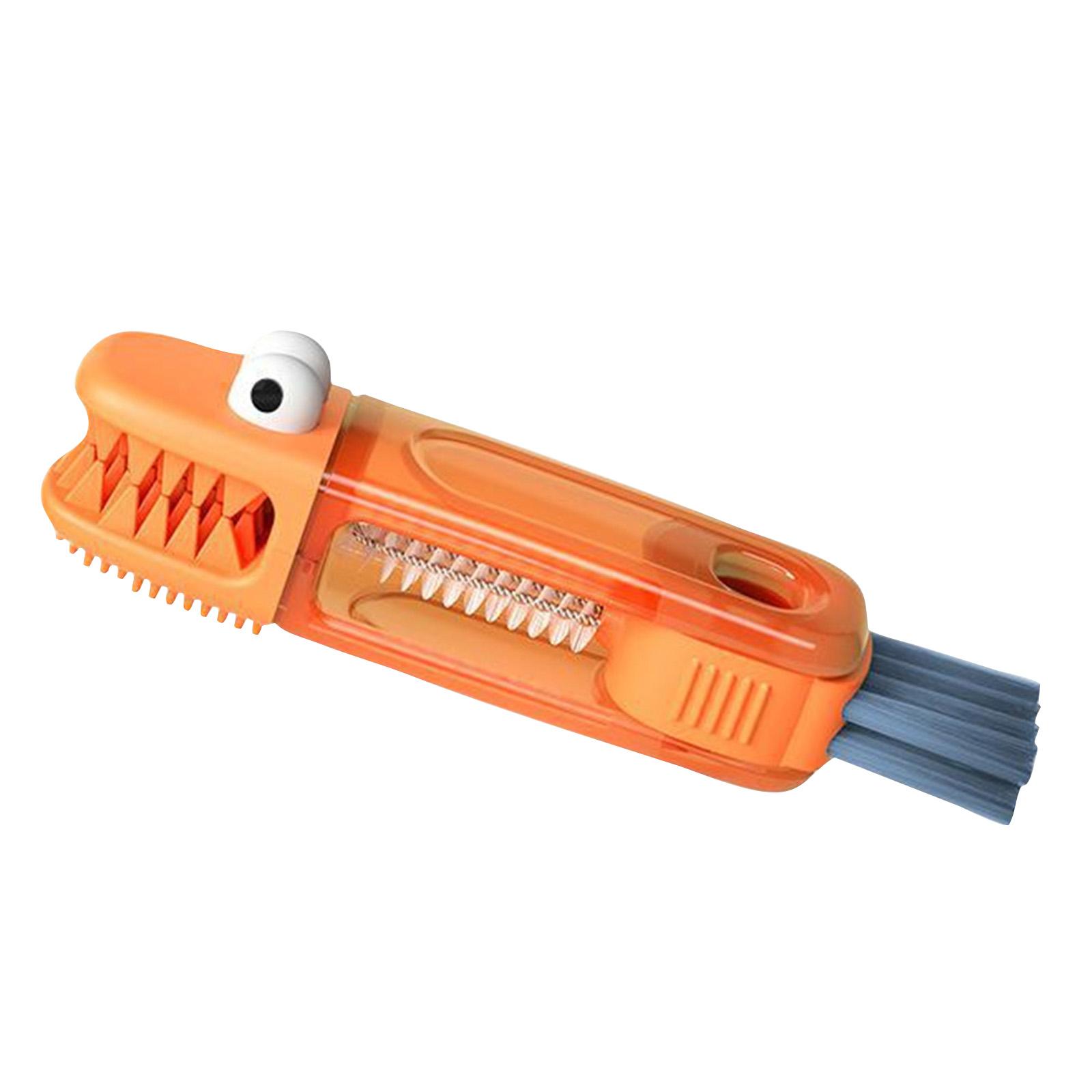 

Cup Lid Cleaning Brush, Three In One Multi-Functional Design, Portable Crevice Brush For Small Spaces One Size красный