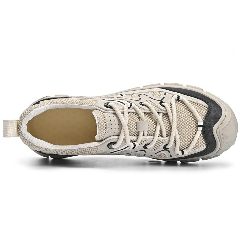 Summer Fashion Men's Beach Sandals Anti-collision Hiking Shoes for Outdoor Hiking Comfortable Breathable Thick-soled Men's Shoes