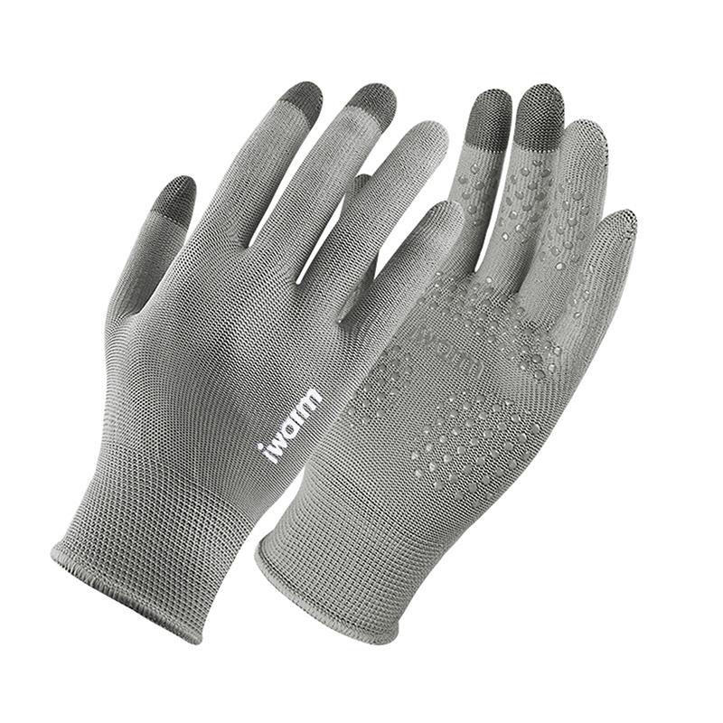 1 Paar Anti-Ultraviolett Outdoor-Sport Laufen Handschuh Warm Touchscreen Fitnessstudio Fitness Vollfingerhandschuh Unisex Gestrickte Handschuhe