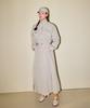 Candini Light Khaki Wind Long Skirt