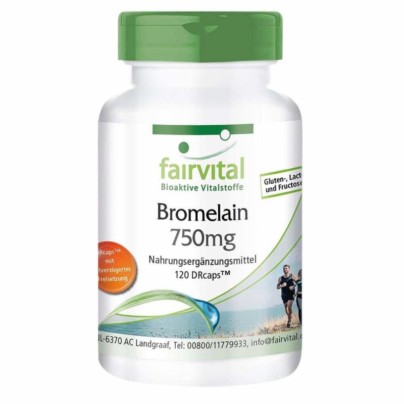 

Fairvital Бромелайн 750 мг 120 капсул