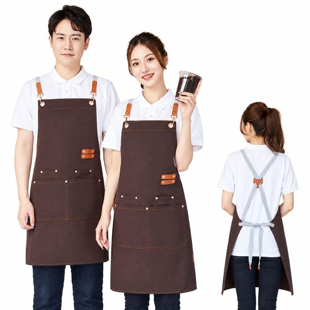 Water Resistant Work Apron Adjustable Straps Restaurant Apron Gifts Cooking Apron Restaurant Work