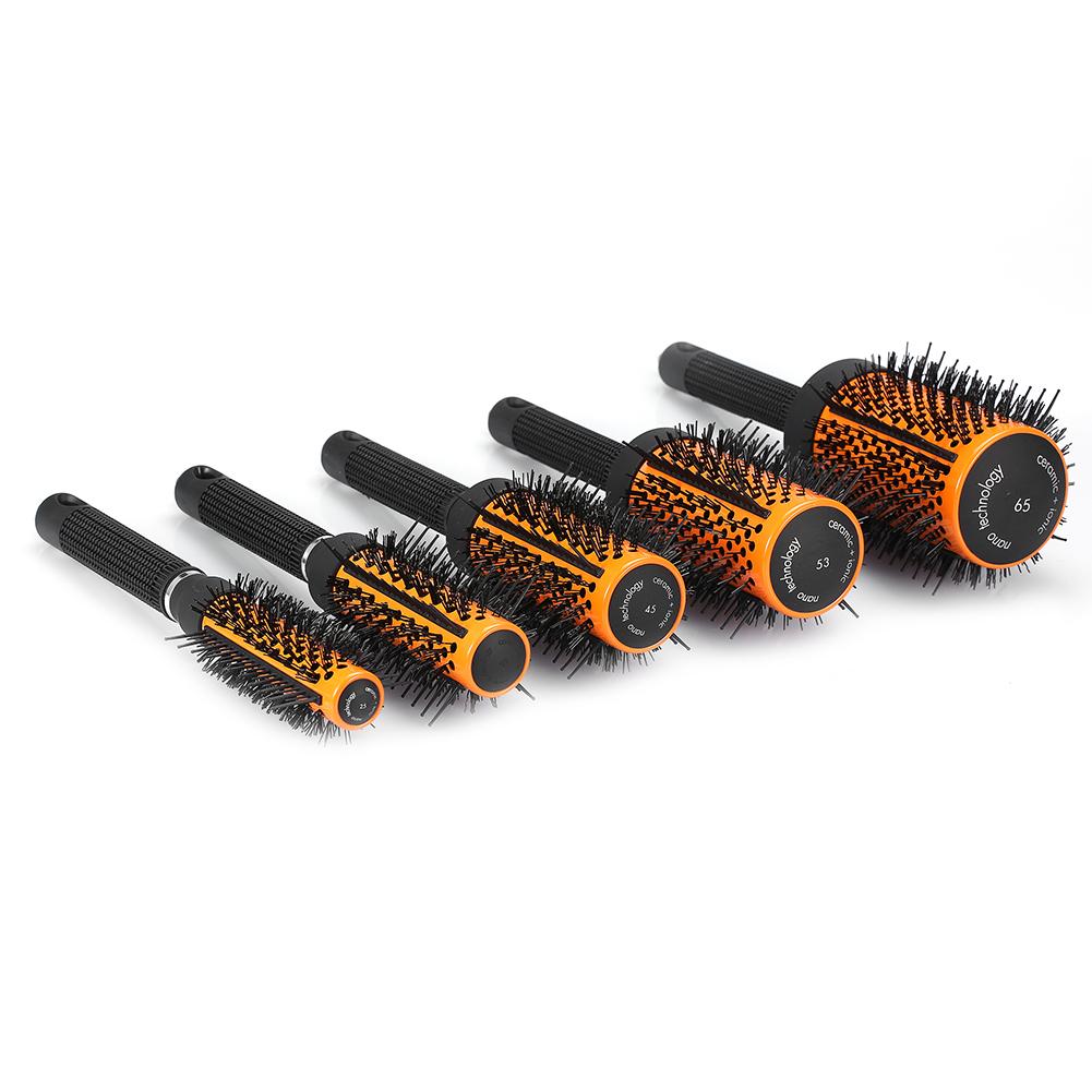 5 Rozmiarów Salonowa Okrągła Lokówka do Włosów Fryzjerska Grzebień Szczotka do Kręcenia Włosów Narzędzia do Stylizacji Fryzjerskiej