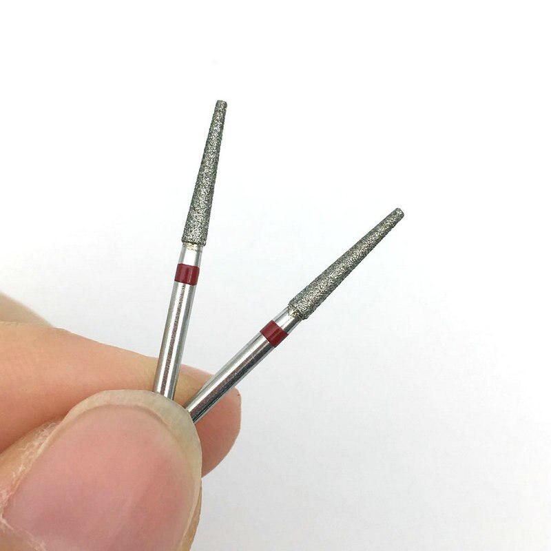 10 teile/schachtel Diamant FG High Speed ​​Bohrer für Polieren Glätten Dental Bohrer Zahnarzt Werkzeug TF-13F