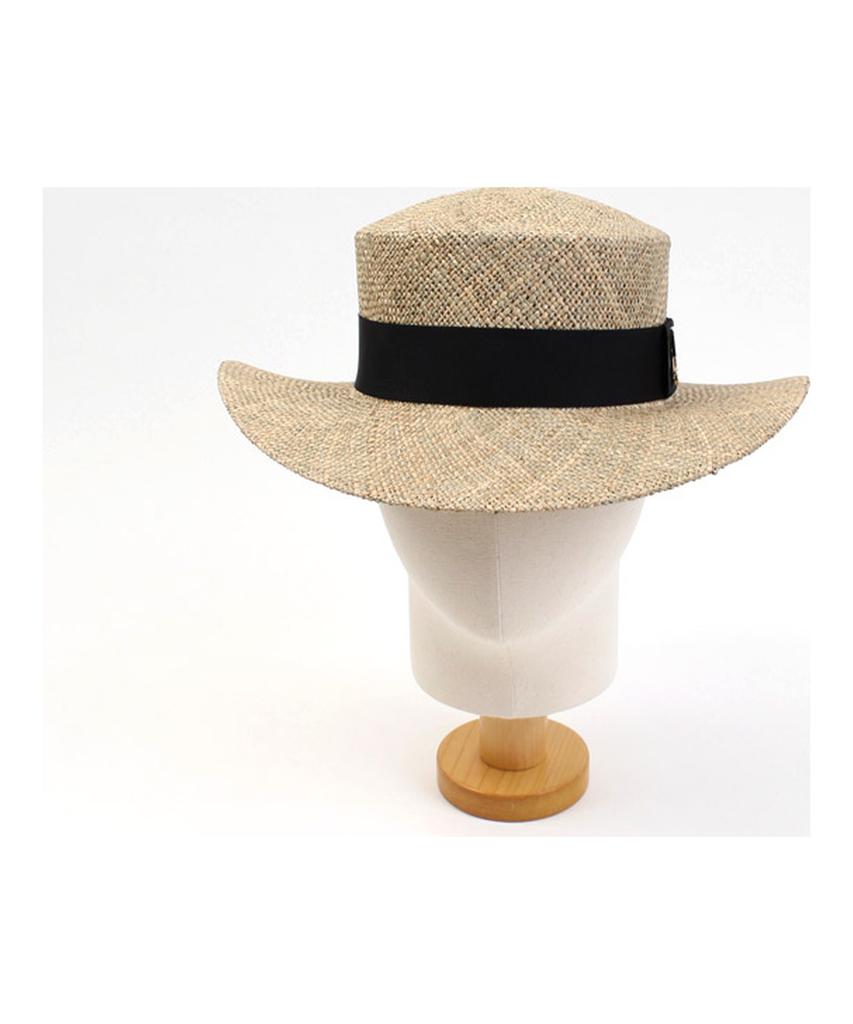 Yunibeosyeolkemiseuteuli Bau Flat Long Panama Hat Bk Panama Hat