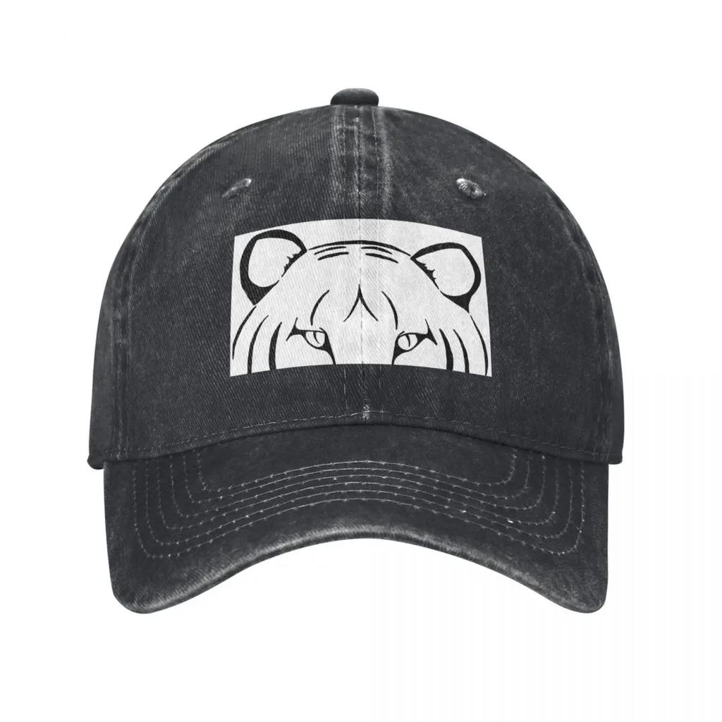 Endangered White Tiger Baseball Cap Snap Back Hat Golf Cap Military Cap Unisex Hat Unisex Luxury Golf Women Unisexs