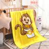 Cute Cartoon Monkey Print Home Blanket   Ultra Soft Lightweight for Bed, Sofa, and Couch   Luxury Microplush   Cozy Warm Blanket