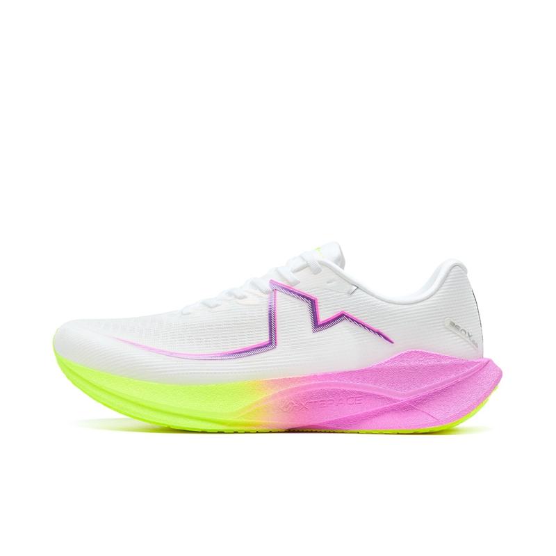 Xtep 360X3.0 Comfortable Low-Top Marathon Racing Running Shoes Men sneaker White Purple 974219110001-30 42