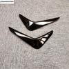 Black Plastic Front Bumper Fog Light Lamp Eyebrow Cover Trim For VW Volkswagen Polo  -  Foglight Lamp Eyelid Accessories