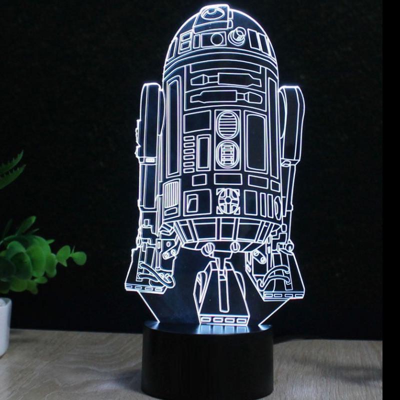 3d Night Element Light Led Lamp Bedroom Decoration Creativity Gift