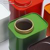 1Pcs Packaging Box Small Tea Tin Mini Travel Household Sealed Jar Empty Solid Tan Storage Can Green Black Tea