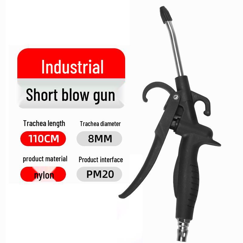 Heavy-Duty, Drop-Resistant High-Pressure Nylon Blow Gun for Auto Repair and Factory Cleaning