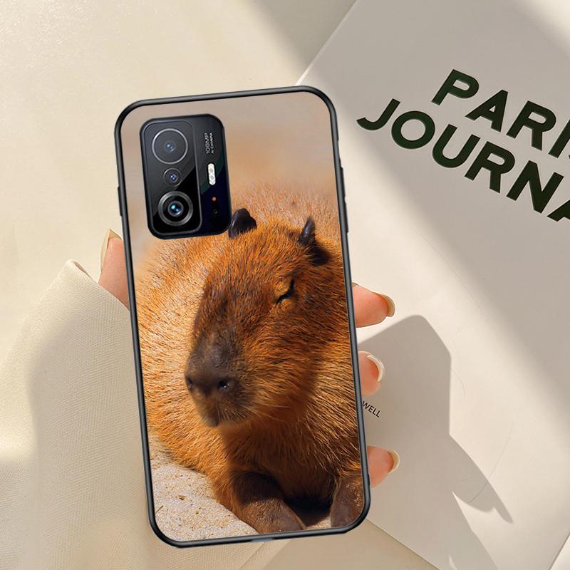 

Capybara Animal Phone Case For POCO X4 X3 Pro F3 M3 M4 Pro X3 GT Cover For Xiaomi 11T Pro 12 X Mi 11 Lite POCO M4 Pro 5G