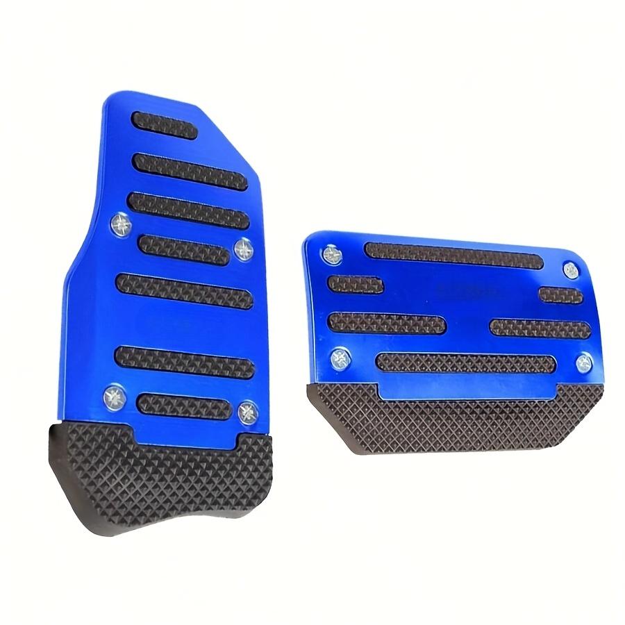 Universella Bilpedalskydd, Skydd för Automatisk Växellåda & Gaspedal, Slitstarka Metallgolvmattor för Fordon, Stilfulla Biltillbehör för Interiören