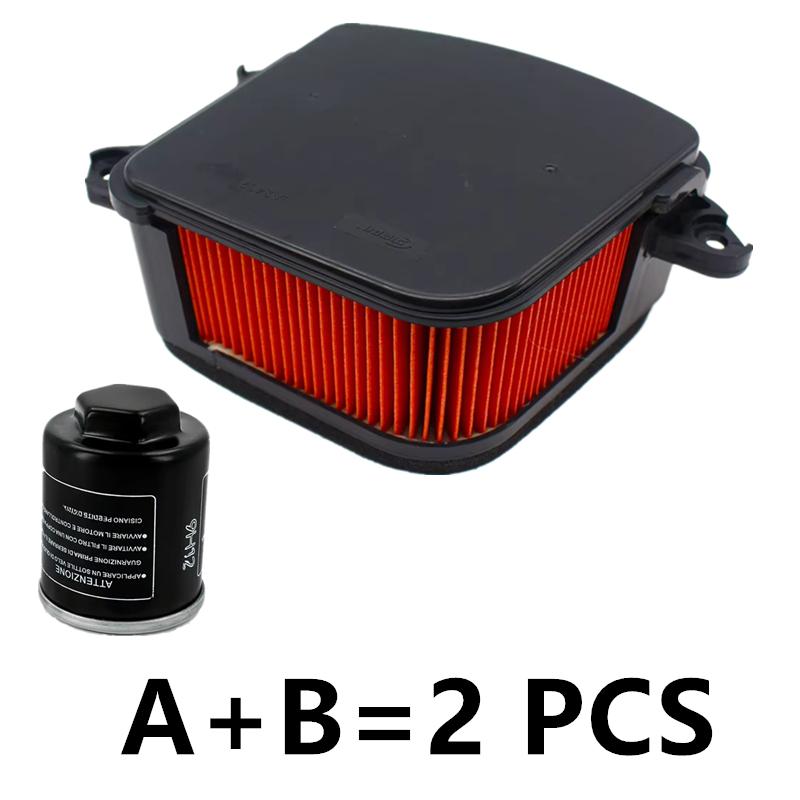 Motorcycle Air Filter For HYOSUNG GV300 QH300-A QM300 GV300S Classic Engine Air Intake Cleaner Oil Filter
