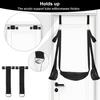 BDSM Door Sex Toys Sex Swing Bondage Slave Leather Soft Plush Sex Slings with Adjustable Straps, Hanging Door Handcuffs Leg Restraints Spreader Adult