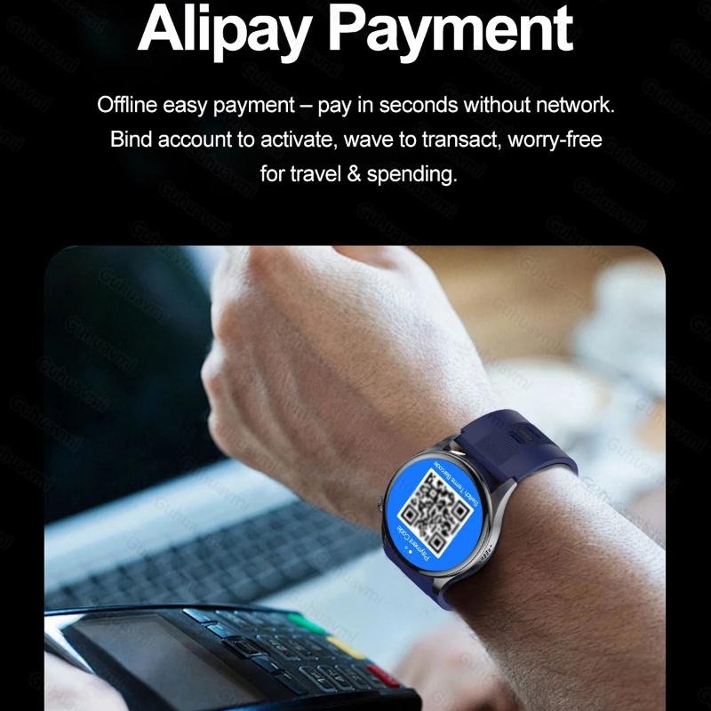 2026 Nuovo Smartwatch Pompa d'Aria ad Alta Precisione Display AMOLED da 1,56'' ECG Monitoraggio Completo del Sonno Salute BT Talk NFC Pompa Airbag Cinturino