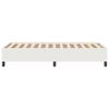 Platform Bed Frame Cream 100 x 200 cm Corduroy Fabric