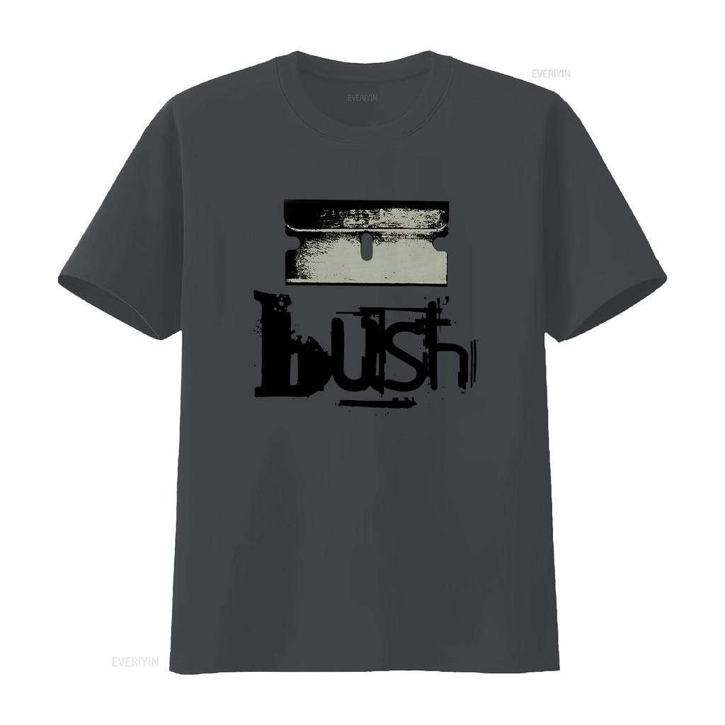 Rare Bush Band Unisex All Size T Shirt 10d756 Vintage Washed Stylish Versatile Casual Soft Fashion Stretched Unisex Comfortable