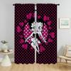Set Of 2 Elegant Room Curtains Bettyes Boopes Window Curtain Home Interior Camera Shades Halloween Decoration Child Polyester
