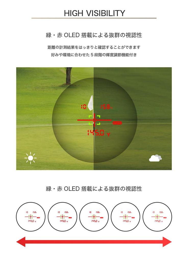 Shot Navi Golf Laser Distance Meter White Second Measurement OLED 1300y Measurement Lightweight 6x Zoom Height Difference Rechargeable Laser Distance