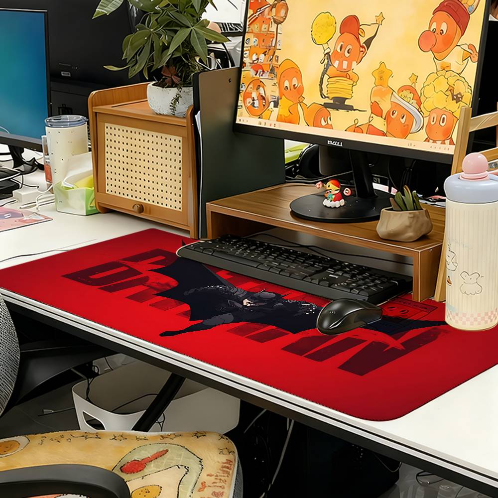 Cool B-BatmanS Classic Mouse Pad Computer Mat Deskpad Laptop Keyboard Mat Office Large Landscape Mousepad