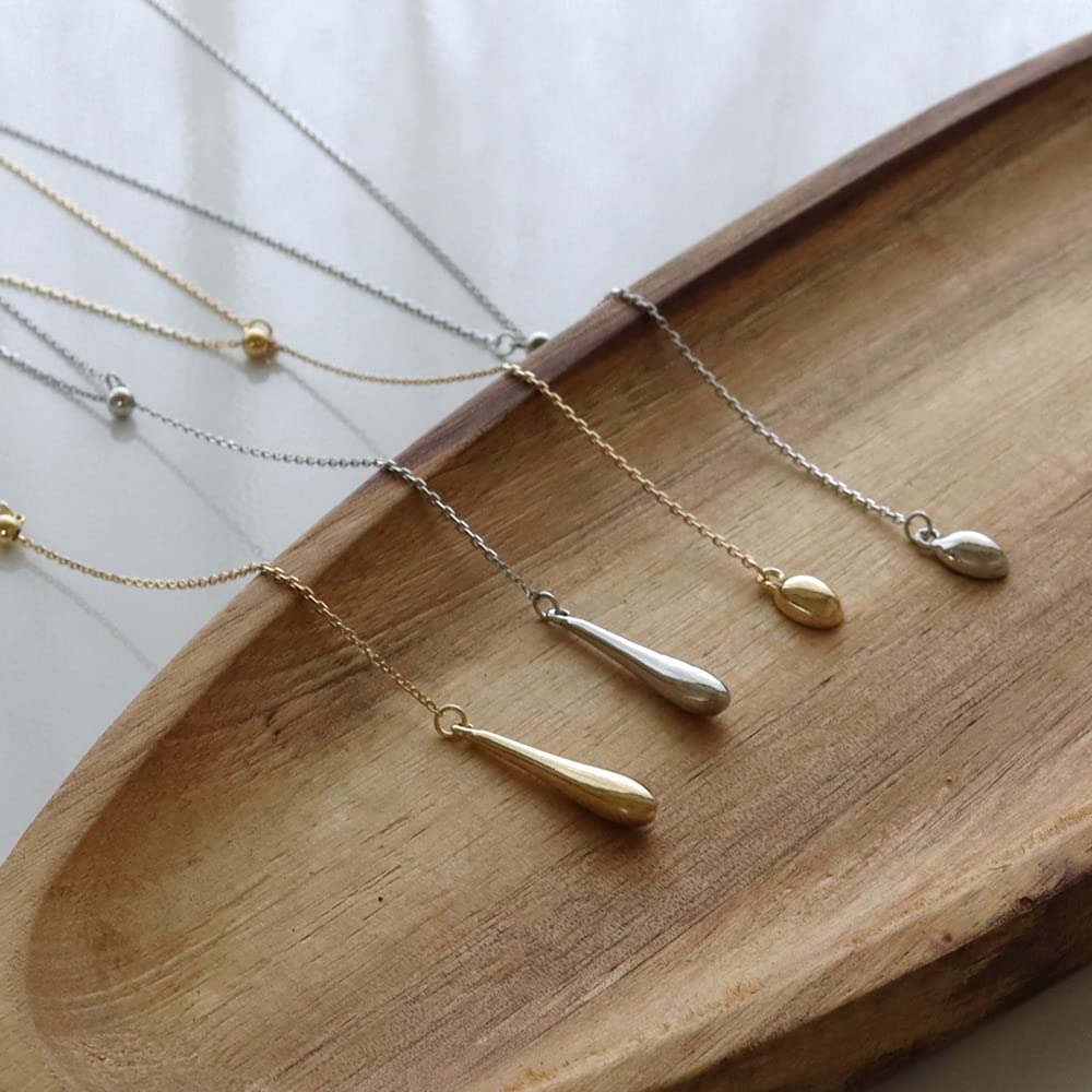 JewelVOX Necklace for Long for Adults [JewelVOX] Women, Necklace, Lariat, Chain, Y-Shaped, Hypoallergenic, ([A] Gold)