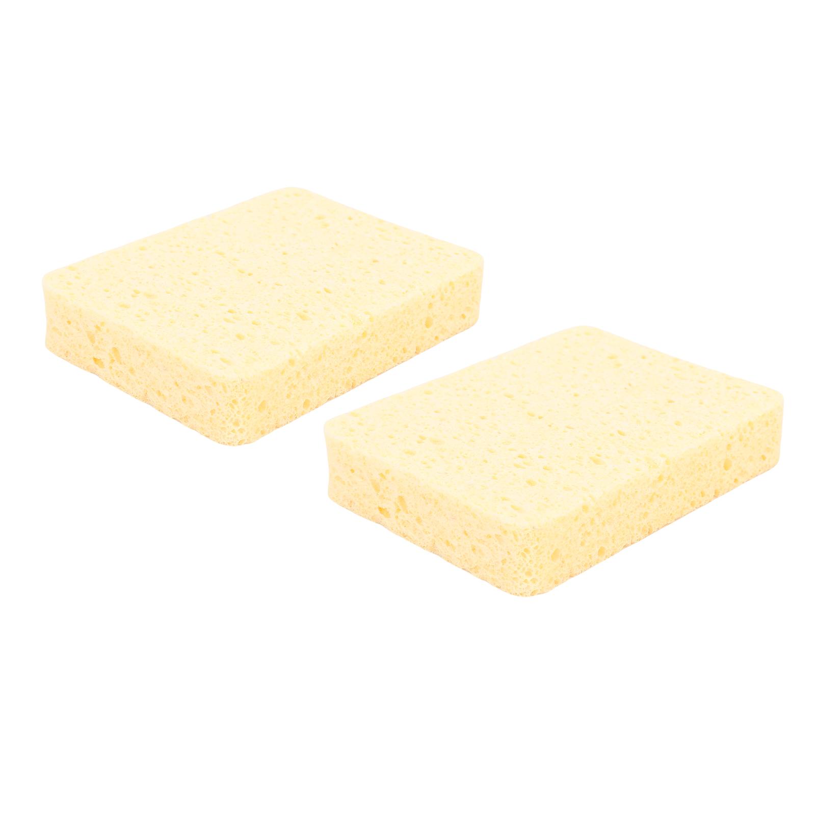 2 шт. Губки для рисования Прямоугольные Впитывающие губки Набор с коробкой для хранения для рукоделия Уборки