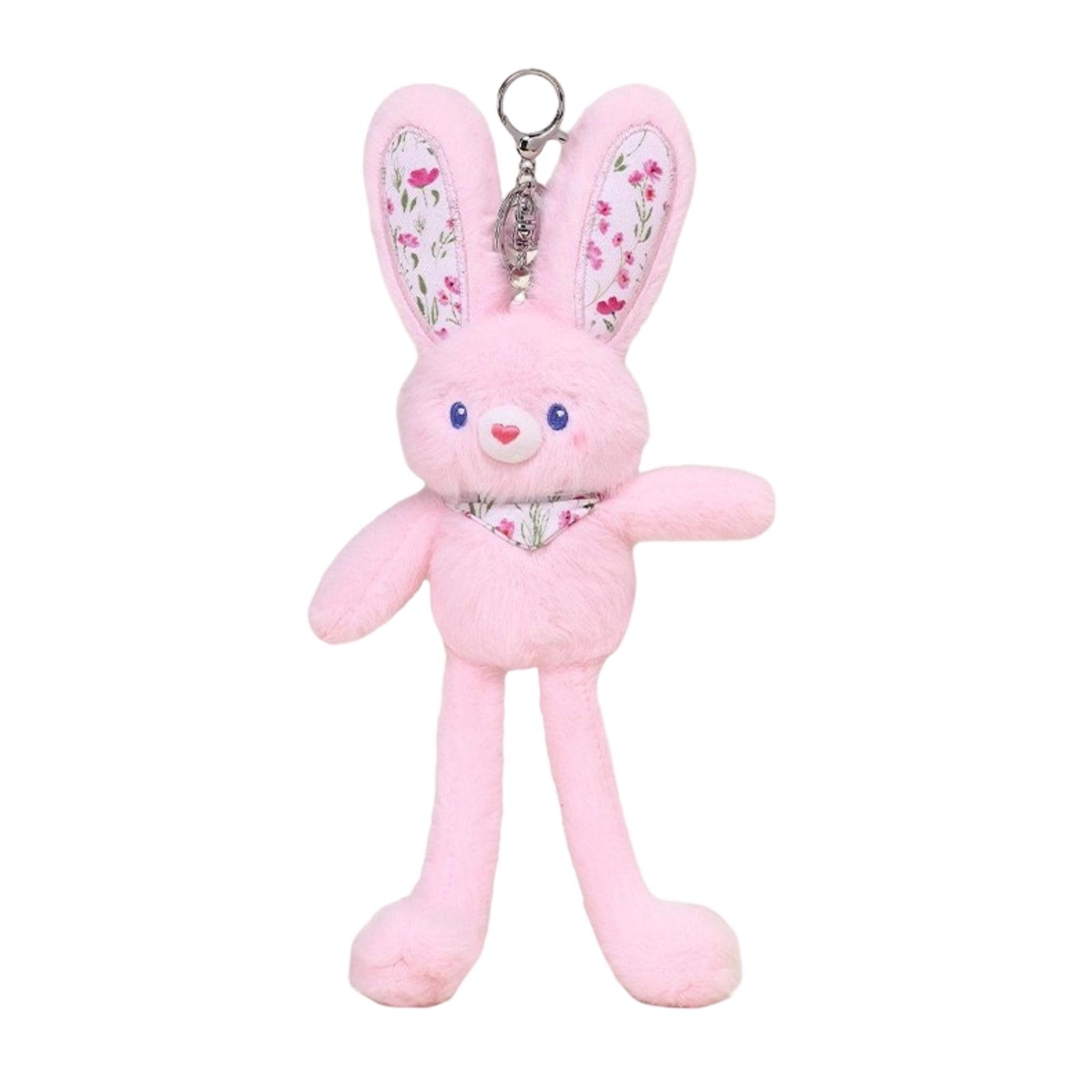 Pulling Plush Toy Keychain Creative Decompression Cute Backpack Pendant One Size
