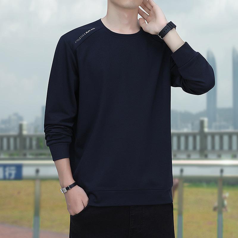 

Sweater Men S Spring And Autumn Crew Neck Pullover Comfortable Bottom Shirt Youth Versatile Large Size Sports Casual Top 7XL
