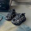 Rutschfeste Sportschuhe für Mädchen, Frühjahr 2026: Langlebige, verschleißfeste Sneaker im Papa-Stil für Kinder