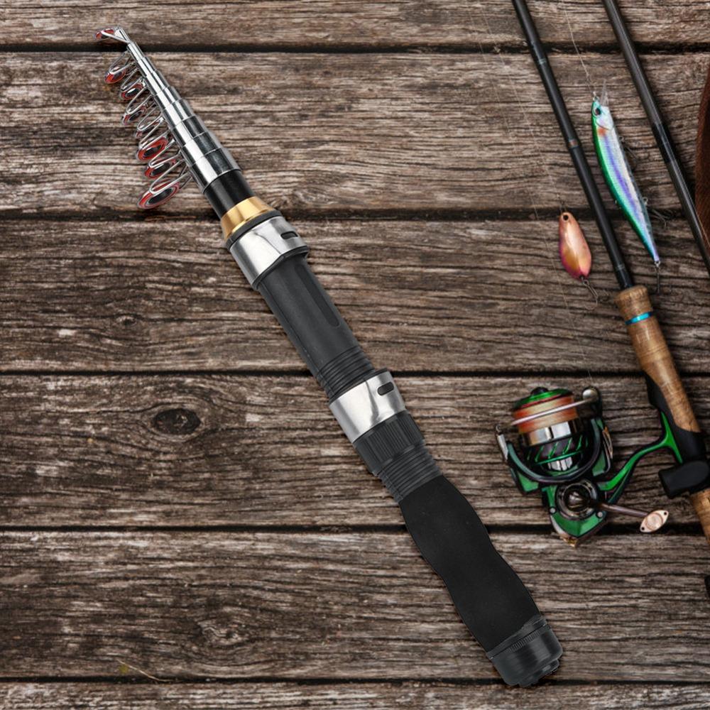 Durable Extendable Pole Mini Sea Pole 7 Models Glass Steel Portable Fishing Rod Ice Fishing Rod Sea Fishing
